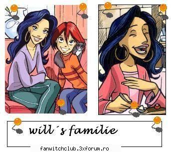 aici punem poze cu familia lui will.
dupa cum vedeti in imagine familia ei este formata din :